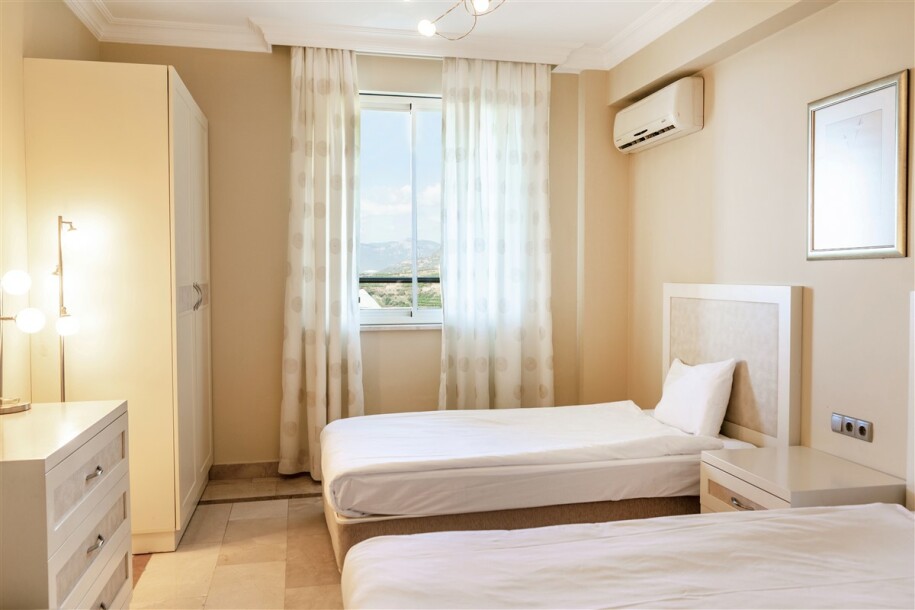 Goldcity'de 2+1 Rezidans, Alanya Kale ve Deniz Manzaralı-2