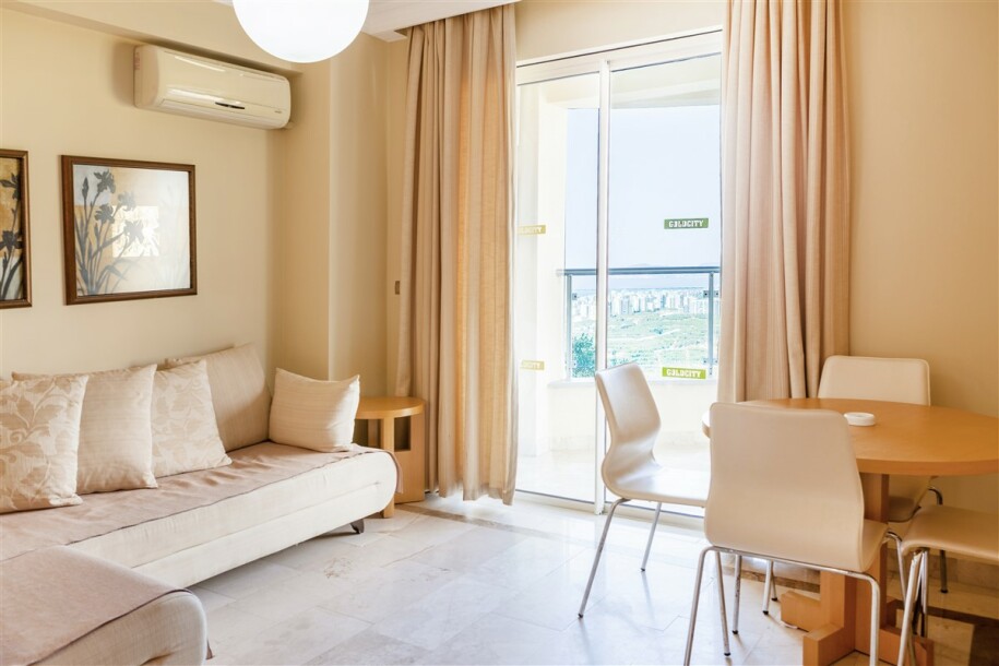 Goldcity'de 2+1 Rezidans, Alanya Kale ve Deniz Manzaralı-5