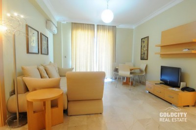 Резеденция в ГолдСити 2+1 ,  с видом на Аланью, море и горы Таурус